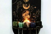 Boho Style Home Decoration - great as a candle stand, display for Crystals, Necklaces Etc