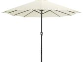 Outdoor Parasol with Aluminium Pole 460x270 cm Sand