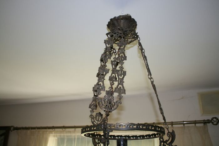 Antique Brass Chandelier