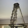 Antique Brass Chandelier Image 8