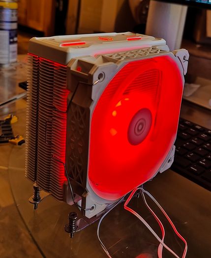 Forgeon Solarian 4 Pipes 120mm ARGB CPU Cooler White