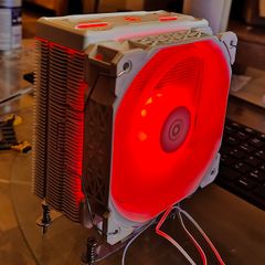 Forgeon Solarian 4 Pipes 120mm ARGB CPU Cooler White