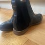 Barbour black leather ankle boots size 6 UK 39 Image 5