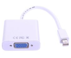 New Mini DisplayPort Display Port To VGA Adapter Cable For Apple Macbook DP #324