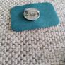 Old Irish threepence coins badges harp side out  x 4 with solid closure and fitting with FREE STANDARD POSTAGE INCLUDED Image 4