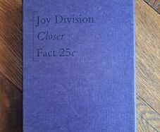 Joy Division Closer Cassette Factory Boxset 1985 release
