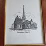 Framed Print of New Church at Powerscourt, Wicklow (engraving) Image 8