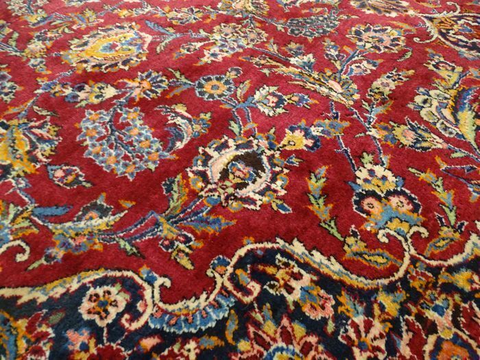 P.ersian Old Kashan Rug.4.1x2.93m (AK)