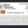 1999 Isle of Man UK5/ 55 units House of Manannan (Siemens - S37) Phone Card Image 3