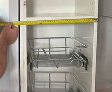 kitchen pull out ladder unit 400 x 1965