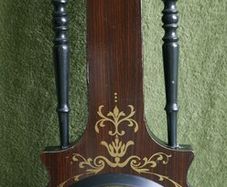 Vintage Wall Clock With Barometer (battery operated )