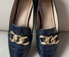 Kate Appleby Navy Patent Shoes
