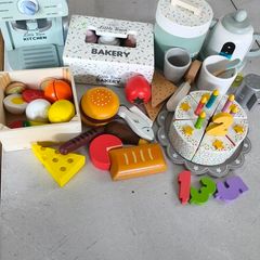 wooden toy food