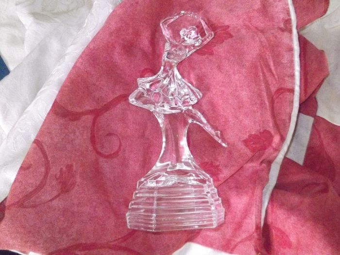 a glass girl dancer