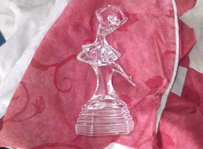 a glass girl dancer