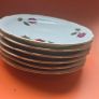 18 Piece Incomplete Cmielow porcelain Teaset made in Poland Vintage 50s 60s Old Rose Design Teaset HTF Image 9