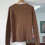 Gant Wool Rich Cable Knit Cardigan Size Medium Image 5