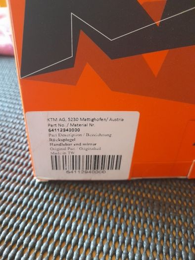 KTM Handlebar End Mirror