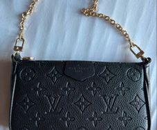 Louis inspired shoulder pochette bag