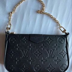 Louis inspired shoulder pochette bag