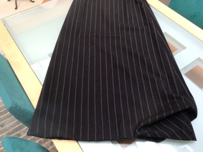 Vintage John Rocha Couture Designer Skirt Suit Dark Brown Size 10