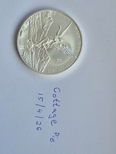 2024 2 oz Mexican Libertad Silver Bullion Coin