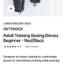 Box punching bag and gloves Image 3