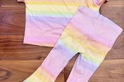 NEXT Rainbow ribbed flare 2 piece sets (18m-3Y)