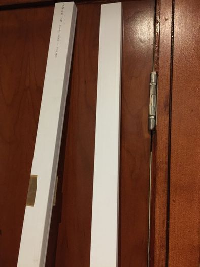 Plastic channels for wires, cables etc. 200 cm x 4 cm x 2.5 cm