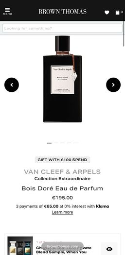 Fragrance- Van Cleef & Arpels Bois Dore