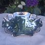 Viner's Quatrefoil Art Deco Footed Sterling Silver Dish(338 grams) Image 7