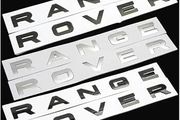 3d ABS Logo Land Range Rover Emblem Letters Car Hood Badge Bonnet Sticker For Range Rover L320 L322 L405 L494 Vouge Discovery Evoque