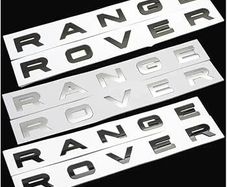 3d ABS Logo Land Range Rover Emblem Letters Car Hood Badge Bonnet Sticker For Range Rover L320 L322 L405 L494 Vouge Discovery Evoque