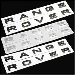3d ABS Logo Land Range Rover Emblem Letters Car Hood Badge Bonnet Sticker For Range Rover L320 L322 L405 L494 Vouge Discovery Evoque