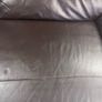 Brown Leather Sofa 3 seater Image 5