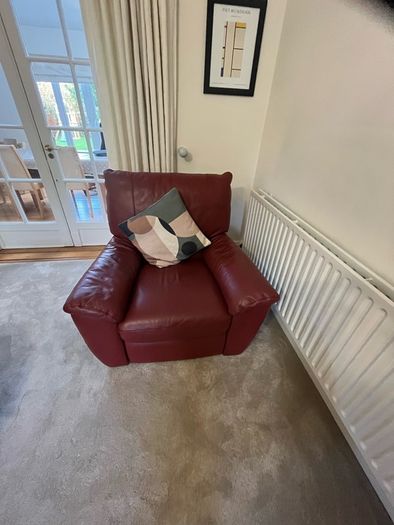 Natuzzi sofa and set of reclining armchairs