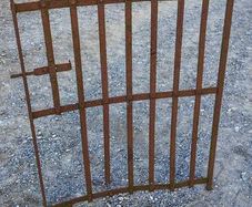 Wrought iron garden gate