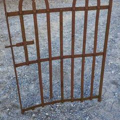 Wrought iron garden gate