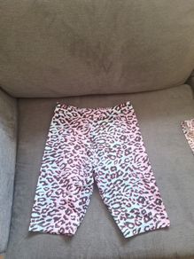 Bicycle Shorts .. Girls/Leopard Print Waist 25 inches