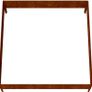 Raised Garden Bed 100 x 100 x 33.5 cm Corten Steel Weatherproof Planter Image 3