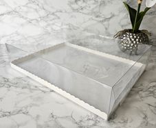 rectangle cake box trasparent