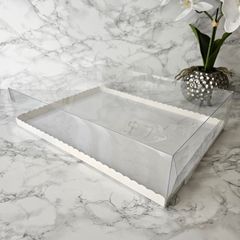 rectangle cake box trasparent