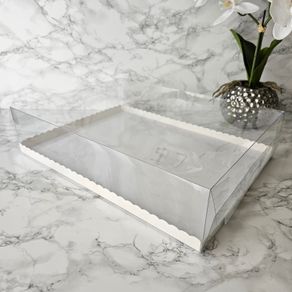 rectangle cake box trasparent