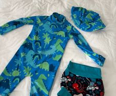 Baby boy swimsuit and happy nappy