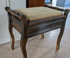 Edwardian Mahogany Piano Stool