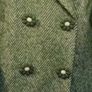 Green Herringbone Coat - Women's Medium Image 3