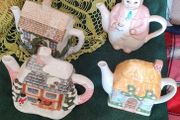 Cottage House teapots