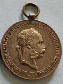 Austria War Service Medal 2 December 1873