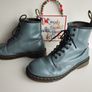 Dr Martens 1460 8 hole grey ankle leather boots uk9.5 US 10.5 EU44 Image 5
