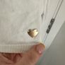 White H&M cardigan for a girl, 122/128 cm, 6-8 years Image 3